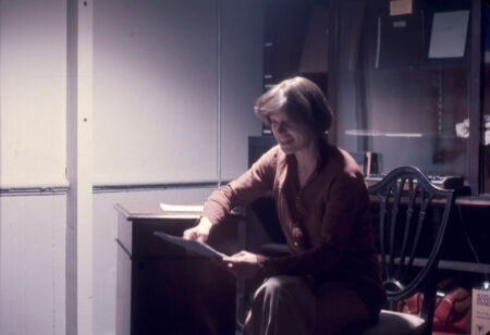 Laurie Anderson reading (1977)