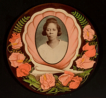 Unidentified | African American woman and sweet peas | ca. 1920 | George Eastman House; eastmanhouse.org