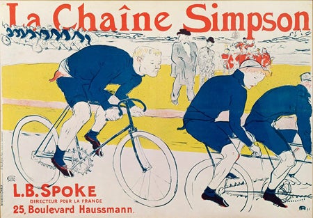 Henri de Toulouse-Lautrec | La Chaine Simpson (bicycle chains), 1896 | Image and original data provided by Erich Lessing Culture and Fine Arts Archives/ART RESOURCE, N.Y.; artres.com
