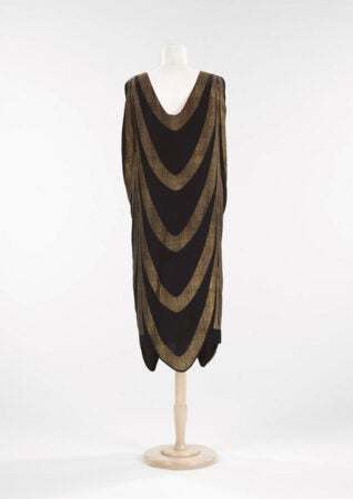 Unknown | Dress, Evening; 1925 | Brooklyn Museum Costume Collection at the Metropolitan Museum of Art | Image © The Metropolitan Museum of Art
