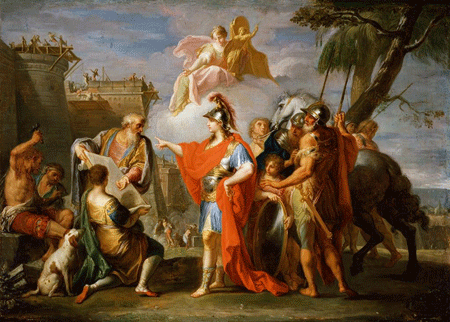 Placido Costanzi |Alexander the Great Founding Alexandria; 1736-1737 | The Walters Art Museum