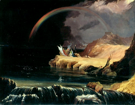 John Martin | Noah Giving Thanks After the Flood; c. 1840 | Photography © The Art Institute of Chicago | Data From: The Art Institute of Chicago