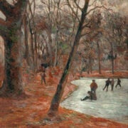 Paul Gauguin | Skaters in the Park in Frederiksberg | 1884 | Image and original data provided by Erich Lessing Culture and Fine Arts Archives/ART RESOURCE, N.Y.; artres.com