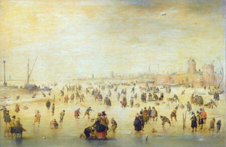 Hendrick Avercamp | Ice Skaters | early 17th century | The Pushkin State Museum of Fine Arts, Moscow, Russia | Image and original data provided by SCALA, Florence/ART RESOURCE, N.Y.; artres.com; scalarchives.com | (c) 2006, SCALA, Florence / ART RESOURCE, N.Y.