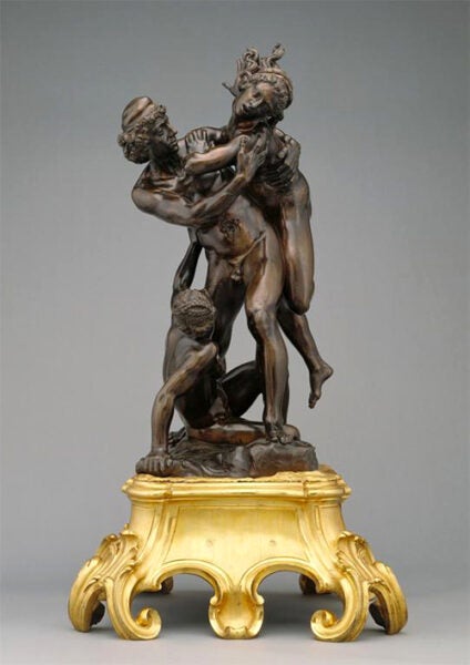 Giovanni Francesco Susini, The Abduction of Helen by Paris, 1627; 18th century (base). Image and original data provided by The J. Paul Getty Museum