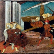 Liberale da Verona, Abduction of Helen, c. 1470, Musée du Petit Palais. Image and original data provided by Réunion des Musées Nationaux / Art Resource, N.Y.; artres.com
