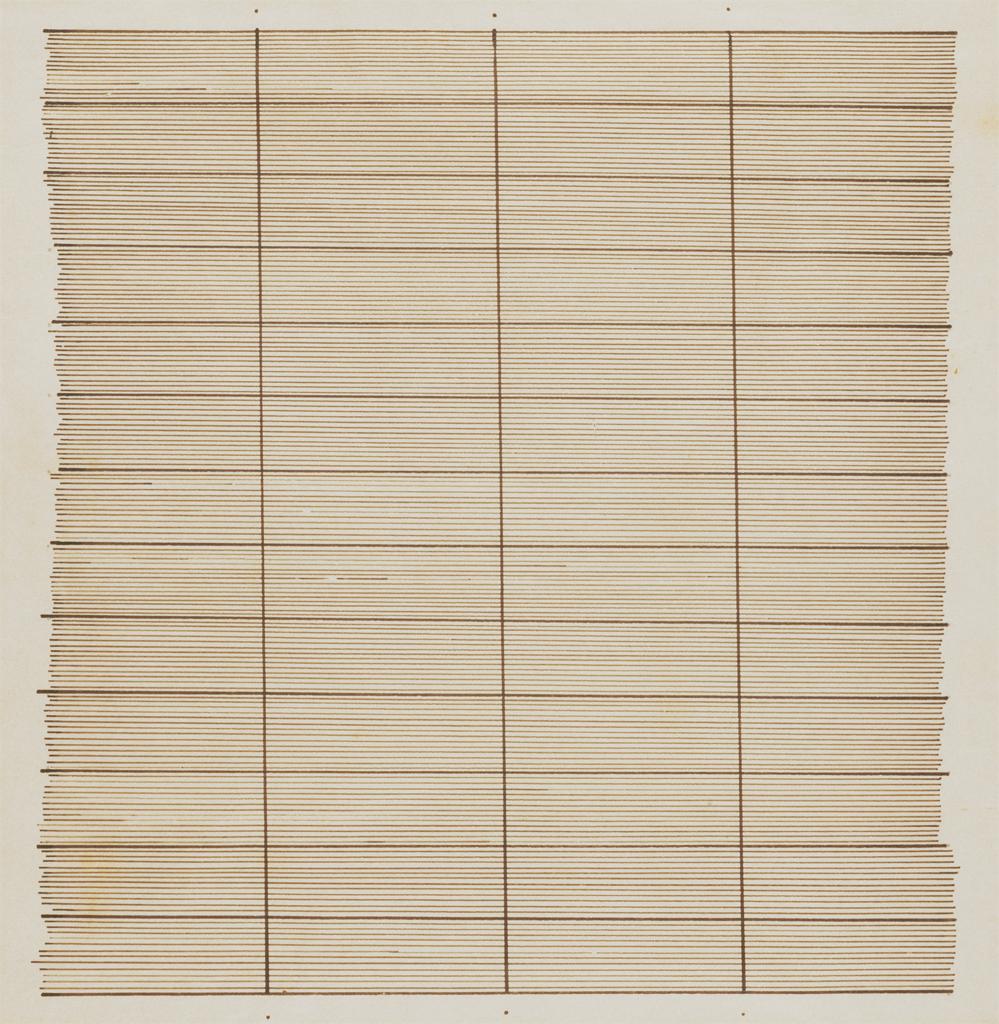 Agnes Bernice Martin, Waters, 1962. Seattle Art Museum; seattleartmuseum.org. © 2008 Agnes Martin / Artists Rights Society (ARS), New York