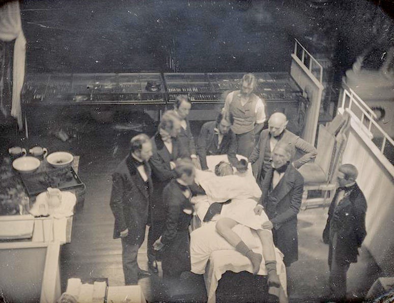  Southworth & Hawes, Early Operation Using Ether for Anesthesia, late spring 1847. Image and original data provided by The J. Paul Getty Museum