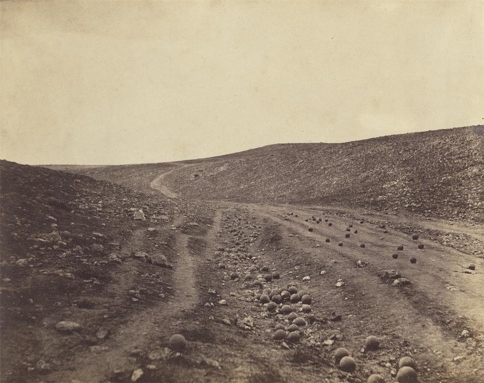Roger Fenton, Valley of the Shadow of Death, April 23, 1855. Image and original data provided by The J. Paul Getty Museum www.getty.edu