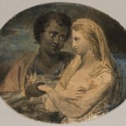 William Blake; Othello and Desdemona (Illustrations to Shakespeare); ca. 1780. This image was provided by Museum of Fine Arts, Boston; Photograph © Museum of Fine Arts, Boston.
