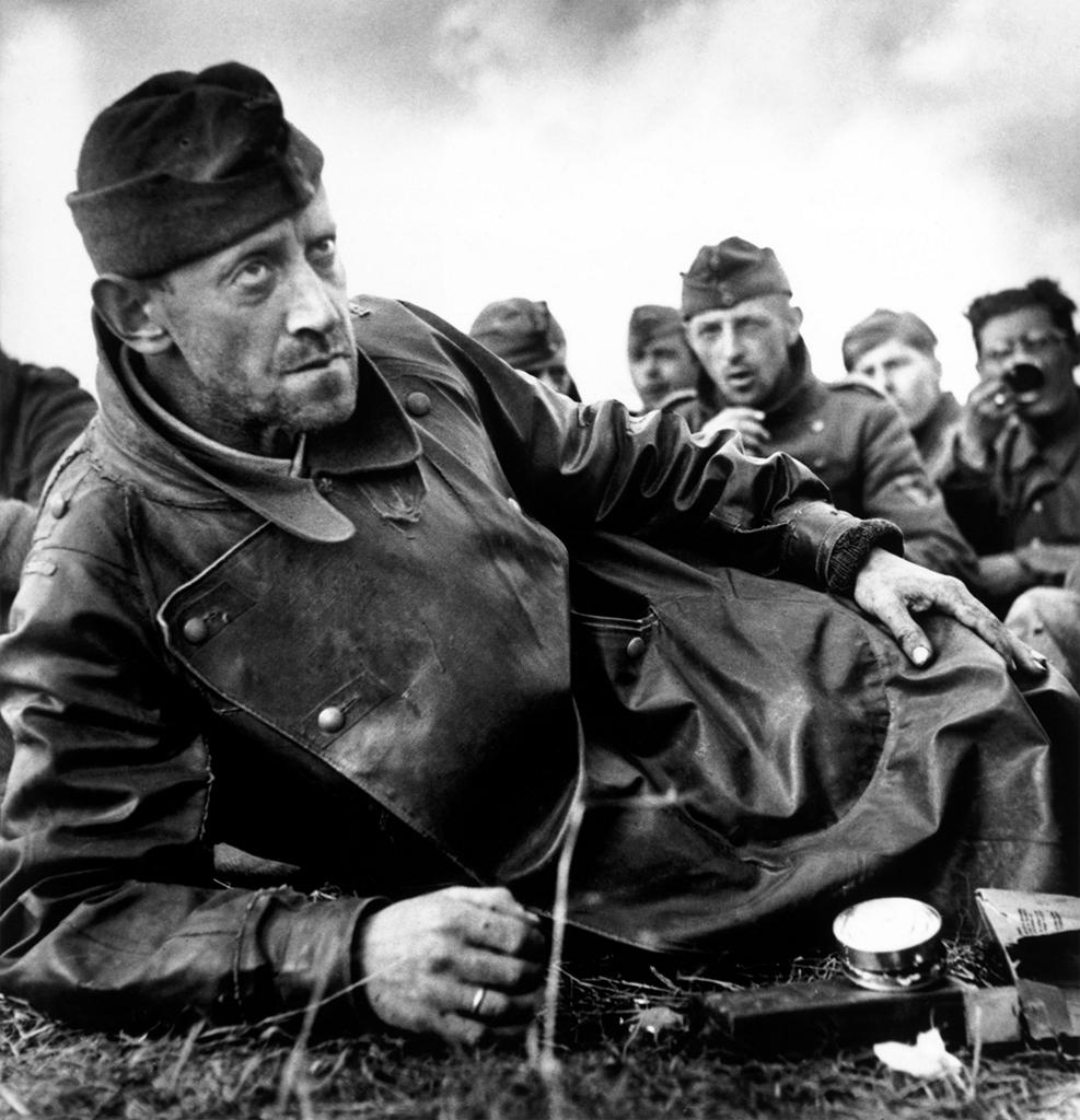 Robert Capa. Normandy; Operation Overlord; German soldiers captured by American forces. 1944. ©ROBERT CAPA © 2001 By Cornell Capa / Magnum Photos