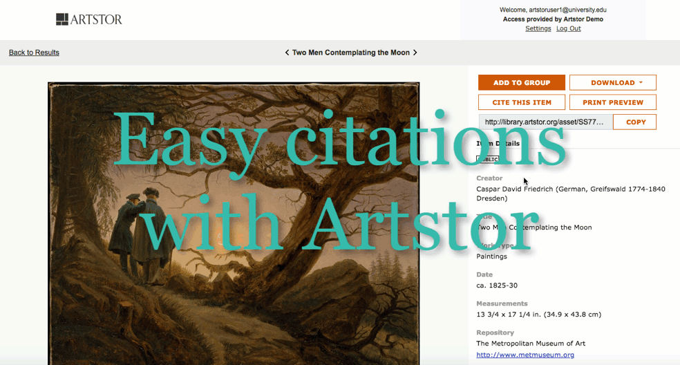 artstor citations