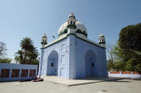 Sirhind, Fatehgarh Sahib, Punjab, India. Mughal. Tomb (10) of Khwaja Muhammad Ma'sum, Rauza Sharif Complex. 1668-1734. Image and data provided by American Institute of Indian Studies. Photographer: D.P. Nanda.
