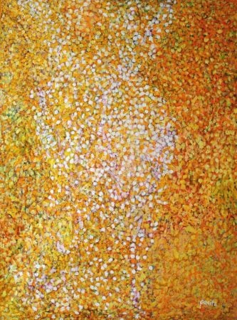 Pacita Abad. I have one million things to say. 2002. Oil, painted muslin cloth stitched on canvas. Image and data provided by © Pacita Abad Art Estate