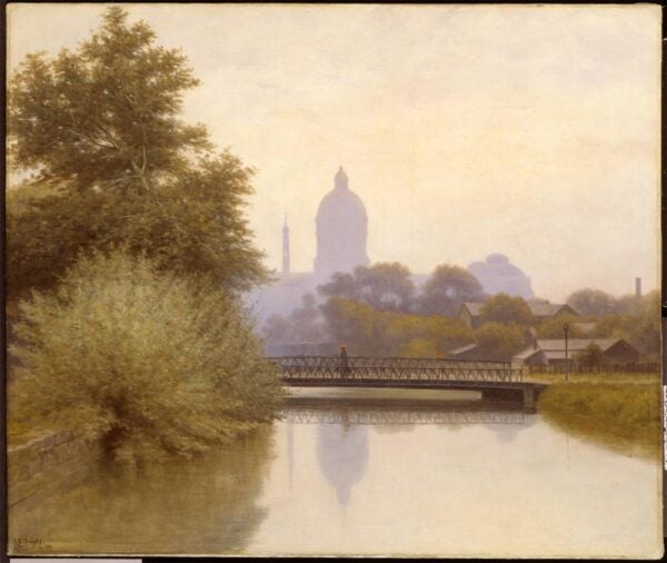 Richard Buckner Gruelle, The Canal--Morning Effect, 1894