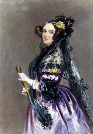 Portrait of Ada, Countess of Lovelace. c. 1840