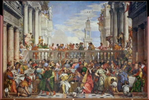 Paolo Veronese. Marriage at Cana, after restoration. 1563