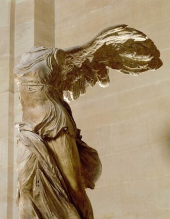 Hellenistic. Nike of Samothrace (Winged Victory), detail. c. 190 BCE.