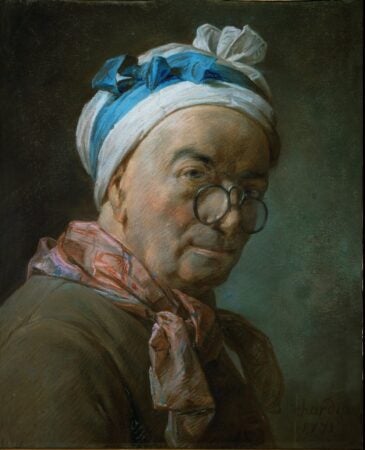 Jean-Siméon Chardin. Self Portrait.