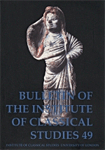 Bulletin of the Institute of Classical Studies
