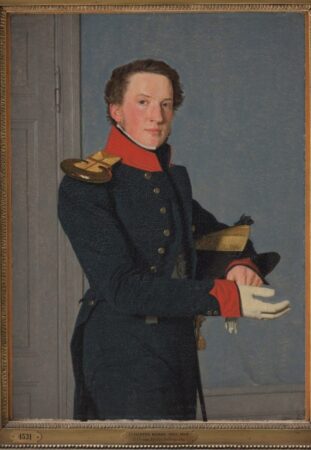 Christen Købke. Portrait of the Naval Lieutenant D. Christen Schifter Feilberg. c. 1834.