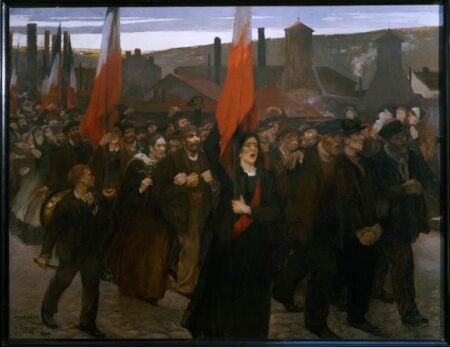 Jules Adler. Strike at Creusot. 1899.