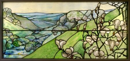 Tiffany Studios. Landscape window.1910-1920.