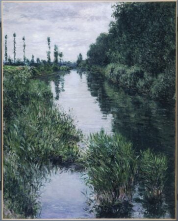 Gustave Caillebotte. Le petit bras de la Seine à Argenteuil. 1884.