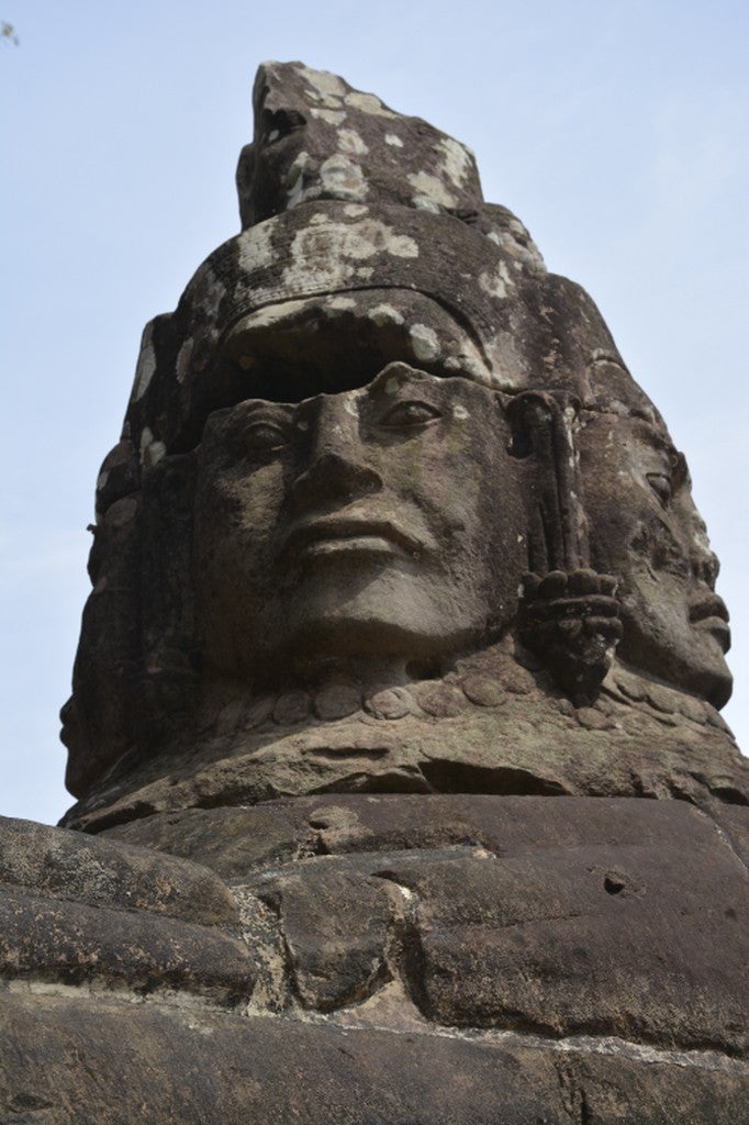 Tonlé Om Gate, or South Gate to Angkor Thom.