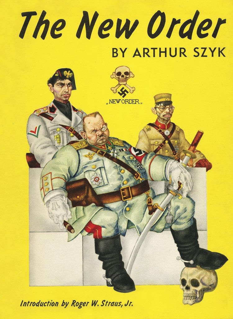 Book dustjacket with image of three men in Nazi uniforms