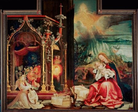 Matthias Grünewald. Isenheim Altarpiece: center panel. c. 1515