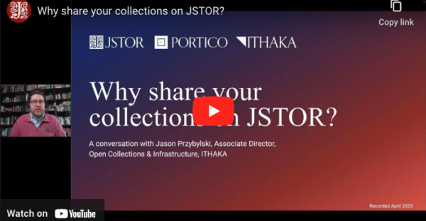 module image: Why share your collections on JSTOR?