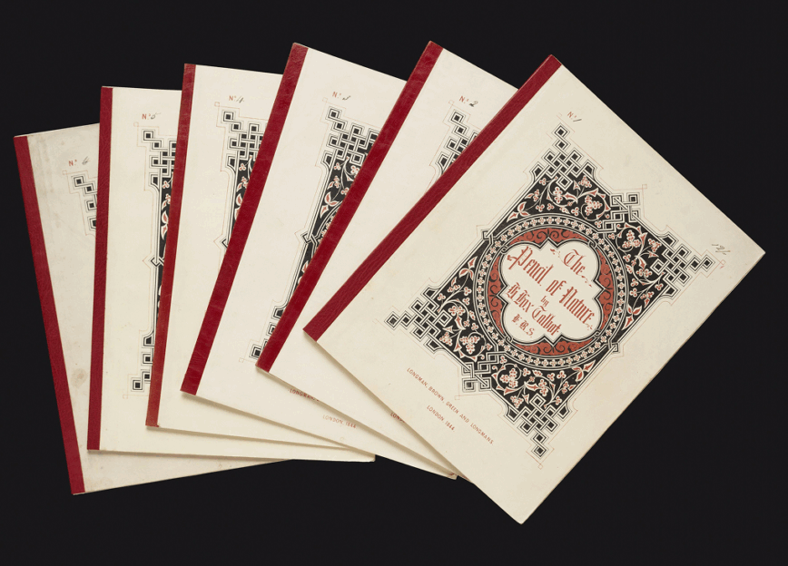The Pencil of Nature, William Henry Fox Talbot. 1844–46. Salted paper prints from paper negatives, 15.2 x 20.3 cm (6 x 8 in.). The Metropolitan Museum of Art.