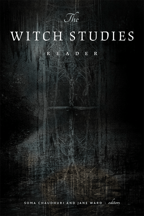 Dark, moody cover with layered black and gray textures resembling trees and shadows. The title is in large serif white text, with editors Soma Chaudhuri and Jane Ward listed at the bottom.